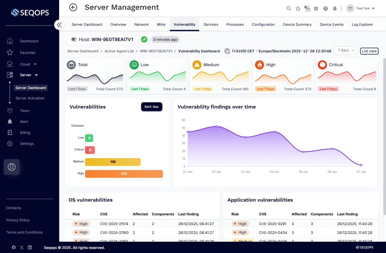 Server Management seqops